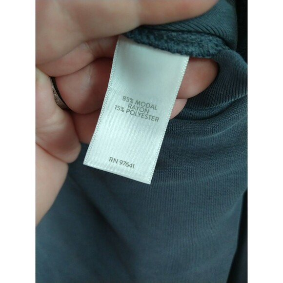 PureJill Woman XLT Pant Knit Wide Leg Pockets Elastic Waist Grey Casual Comfort - Picture 8 of 11